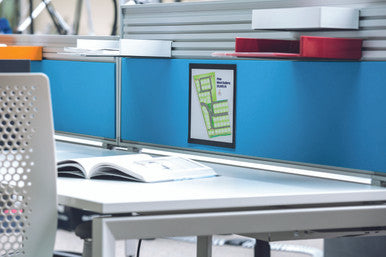 Durable DURAFRAME Grip for Textile Surfaces, Letter Size 8.5" x 11" | Black