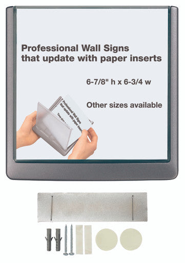 Durable Click Sign 5.875"W x 5.875"H with Panel PIN