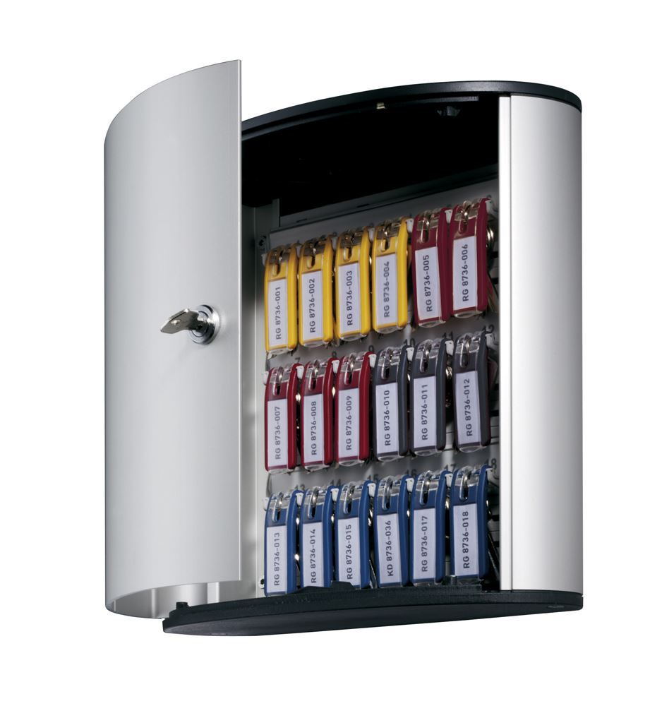 Durable Key Safe 18 Lock Box | Holds 18 Keys | Includes 6 Key Clips