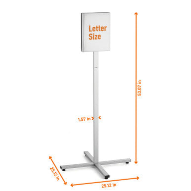 Durable INFO STAND Outdoor Floor Stand
