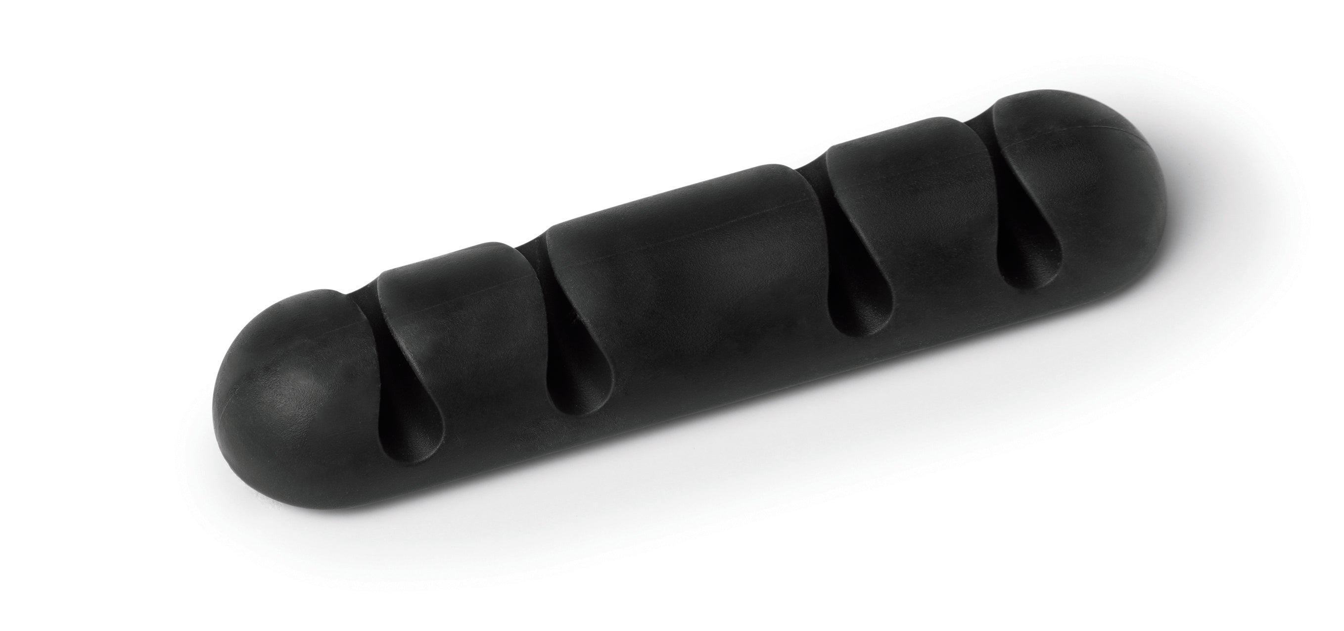 Durable CAVOLINE Cable Management 4 Desk Tidy Clips | 2 Pack | Graphite