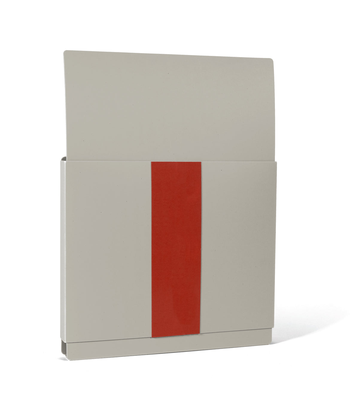 Durable Info Box Self Adhesive Document File Holder Wall Display | Letter Size Gray