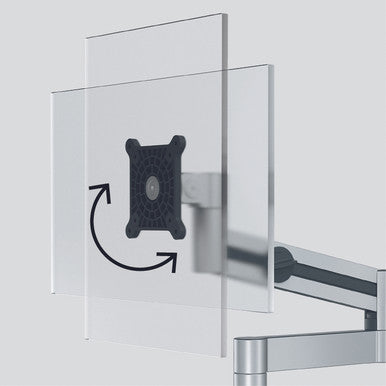 Durable Monitor Mount with Arm for 1 Screen | Through Desk Setup