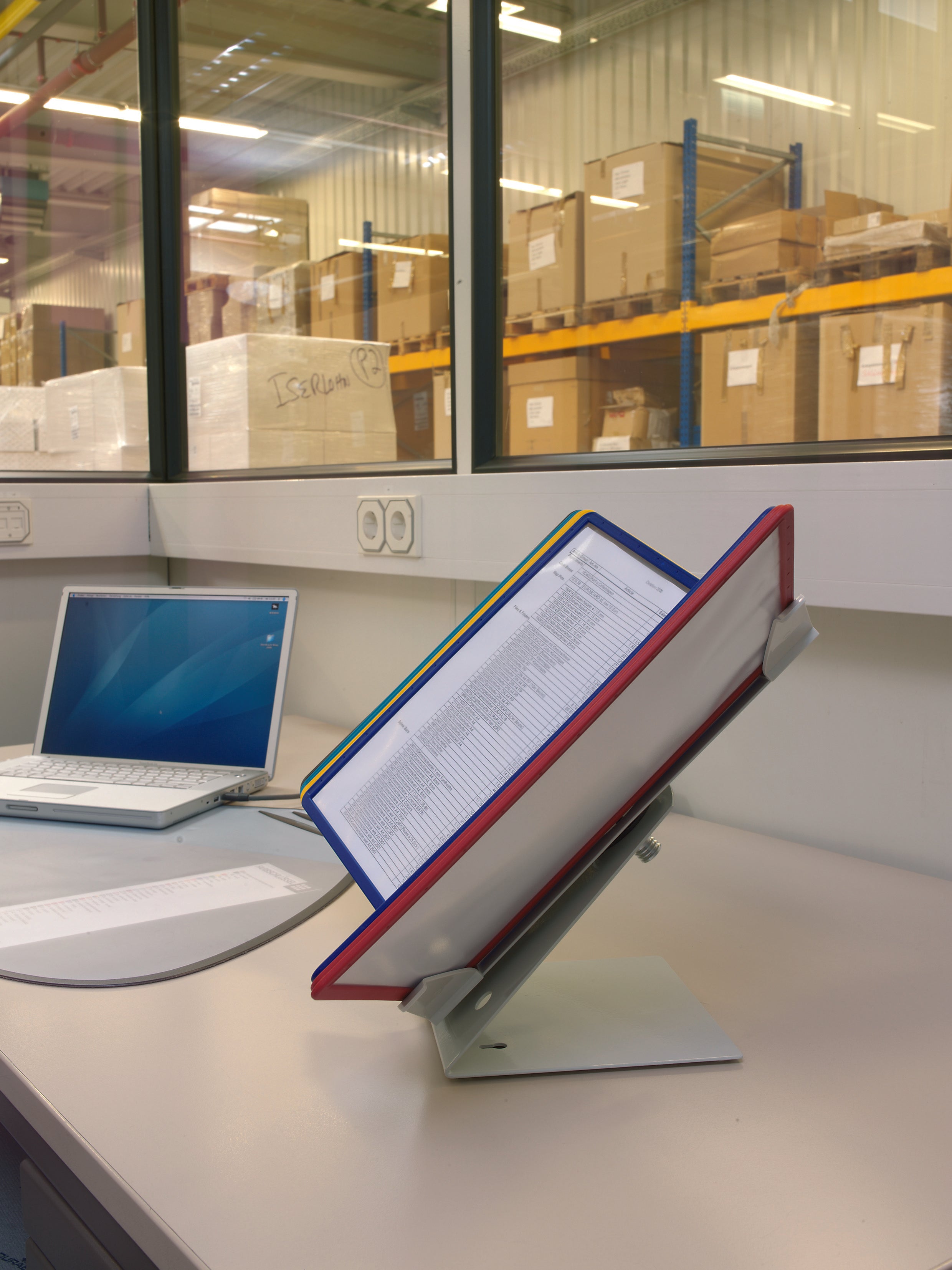 Durable VARIO Pro Rotating Desk and Wall Reference System | 10 Panels | Assorted Colors