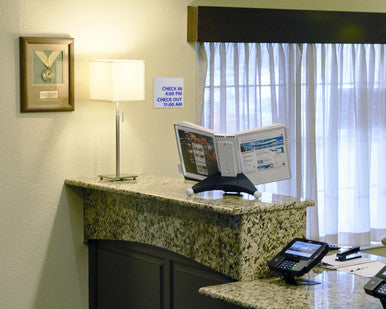 Durable SHERPA Desk Reference System | 10 Panels | Letter Size | Gray