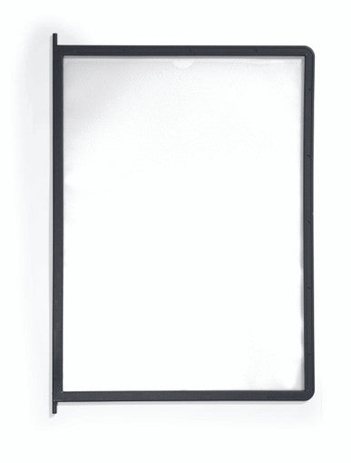 Durable INSTAVIEW Replacement Panels | Letter Size | Black | 5 Pack