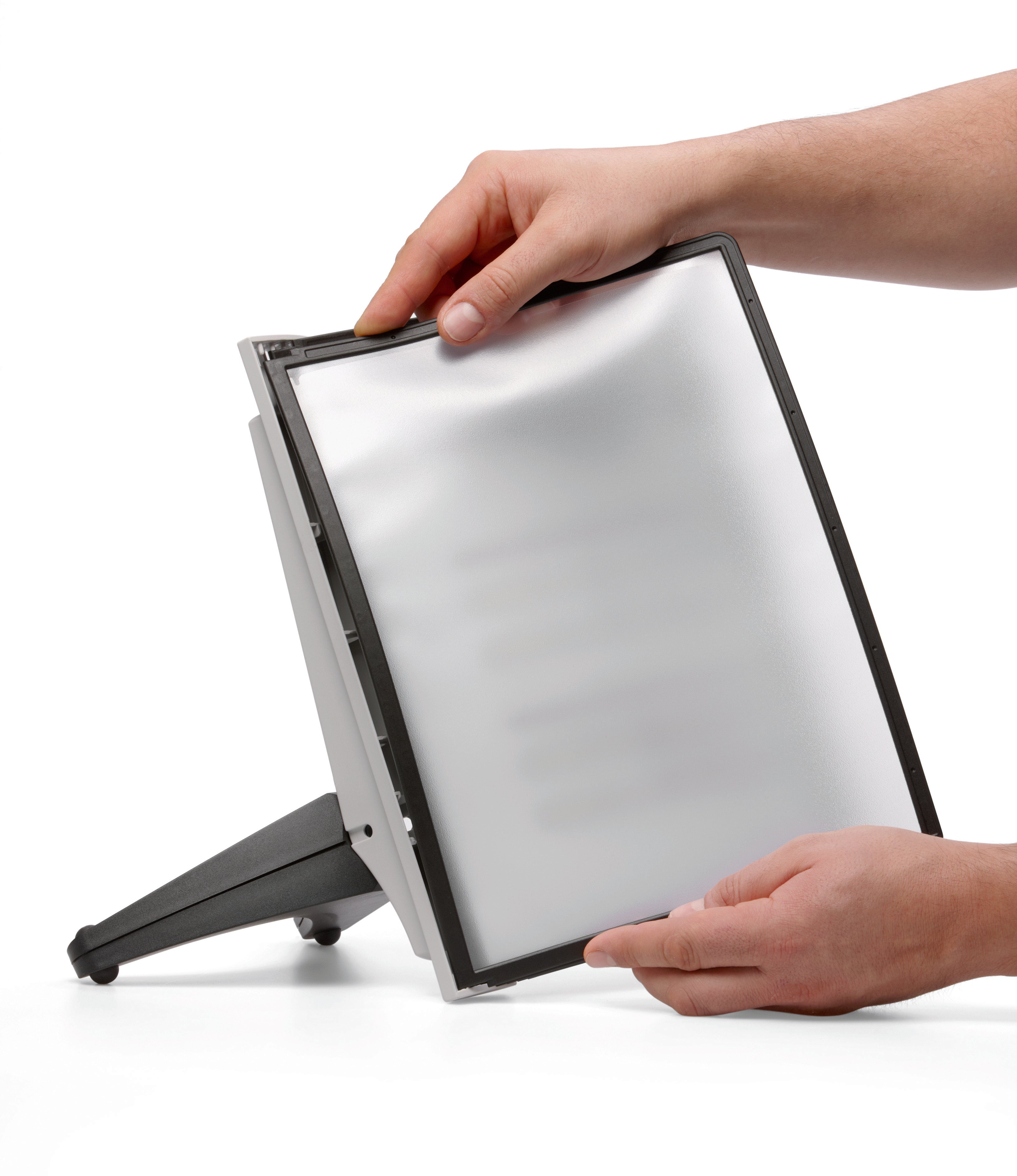 Durable SHERPA SOHO Desk Reference System | 5 Panel | Letter Size | Black