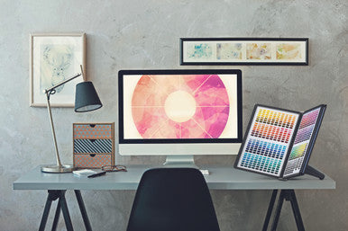 Durable SHERPA SOHO Desk Reference System | 5 Panel | Letter Size | Graphite