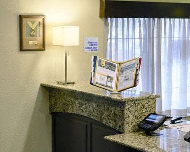 Durable INSTAVIEW 20 Desk Reference System | 10 Panels | Assorted Colors