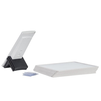 Durable SHERPA Extension Set for Desk Reference System | 10 Panels | Gray