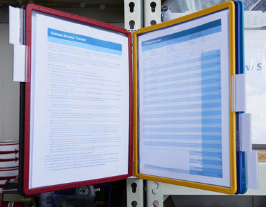 Durable VARIO Magnetic Wall Reference System | 5 Panels | Assorted Colors