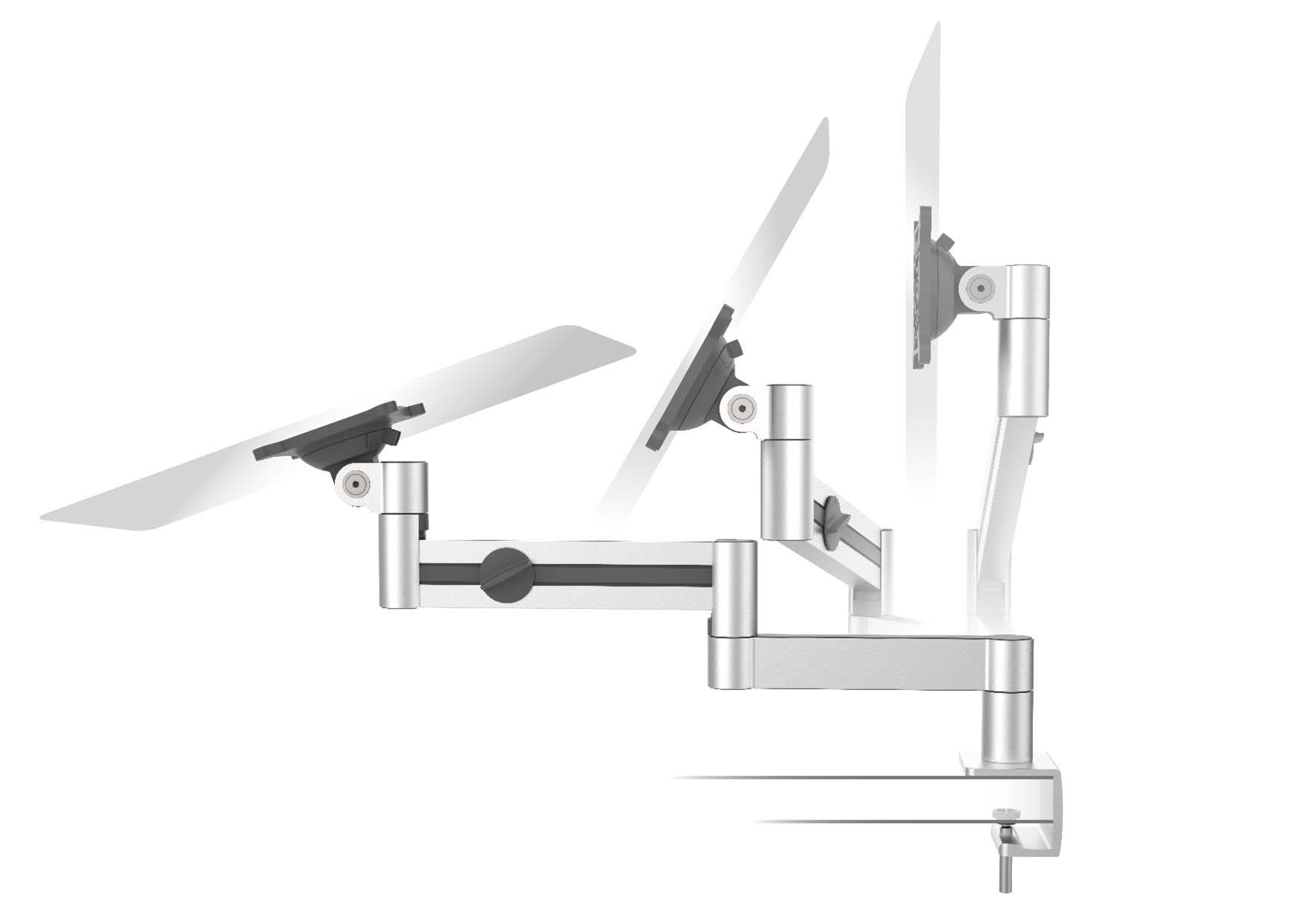 Durable Monitor Mount PRO with Arm for 1 Screen | Desk Clamp Attachment