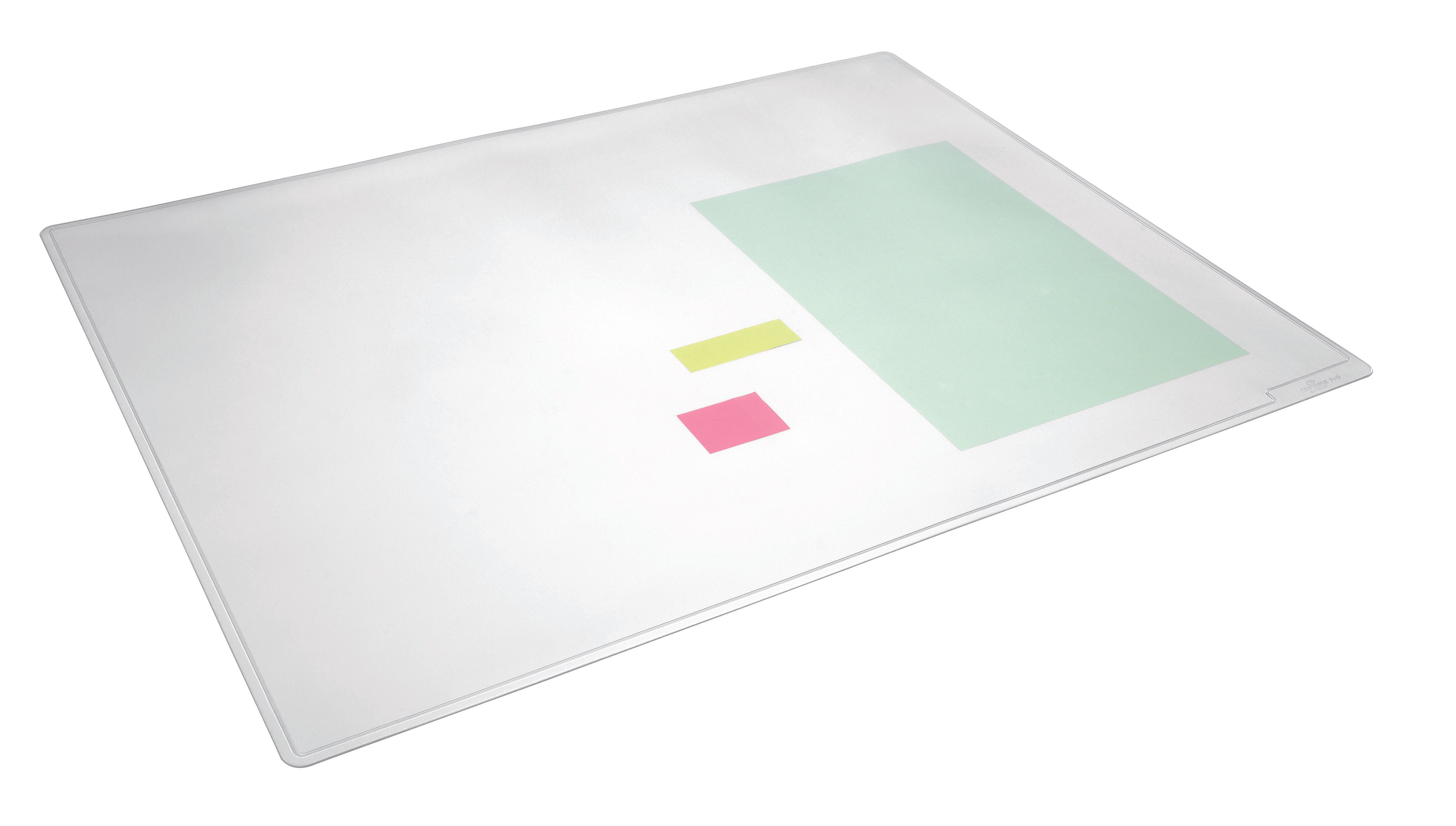 Durable DURAGLAS Clear Waterproof Non-Slip Desk Pad Protector Mat | 26" x 19" Inches | Pack of 5