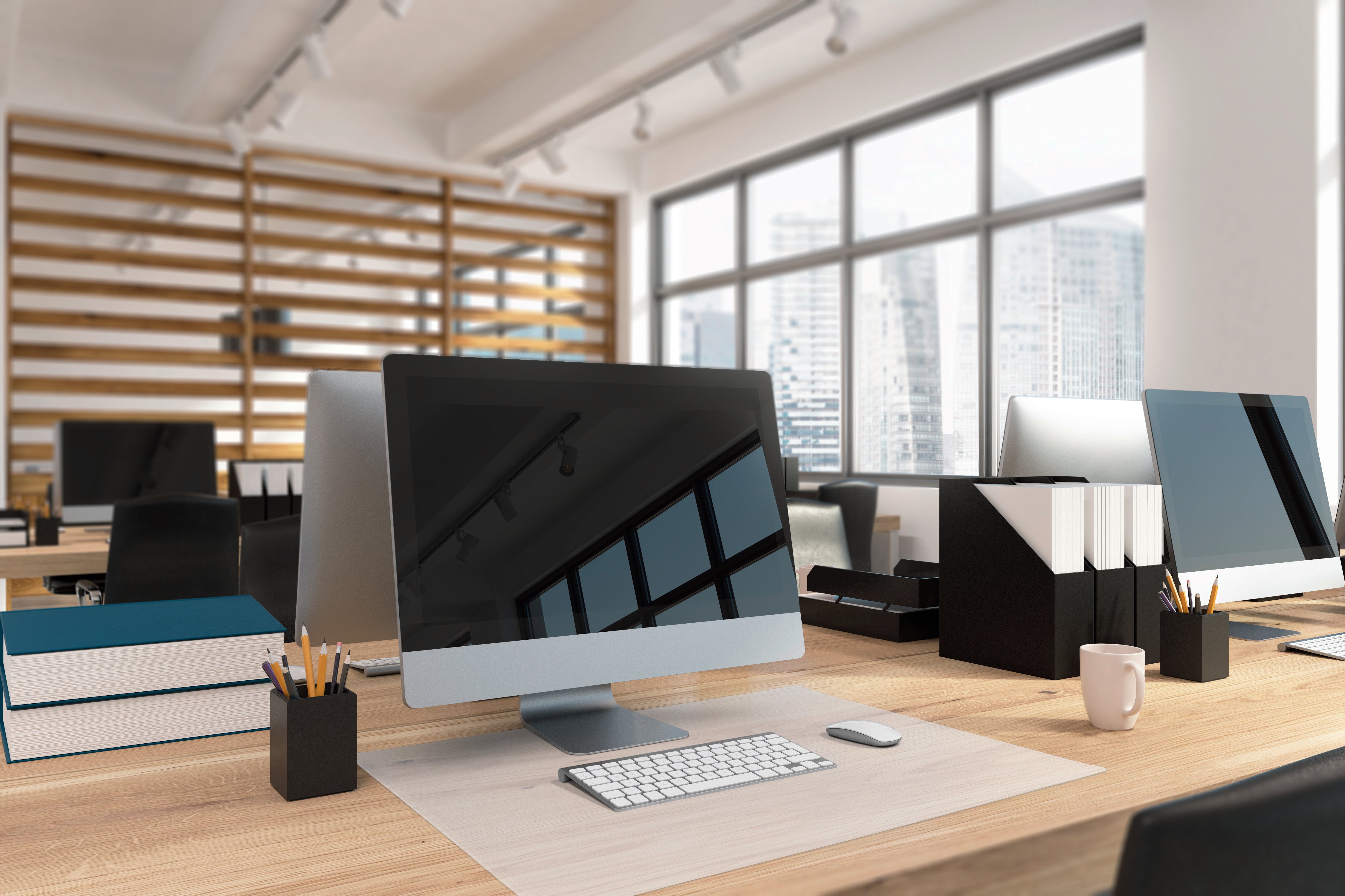 Durable Clear Waterproof Non-Slip Desk Pad Table Protector Mat | 25" x 20" Inches | Pack of 5