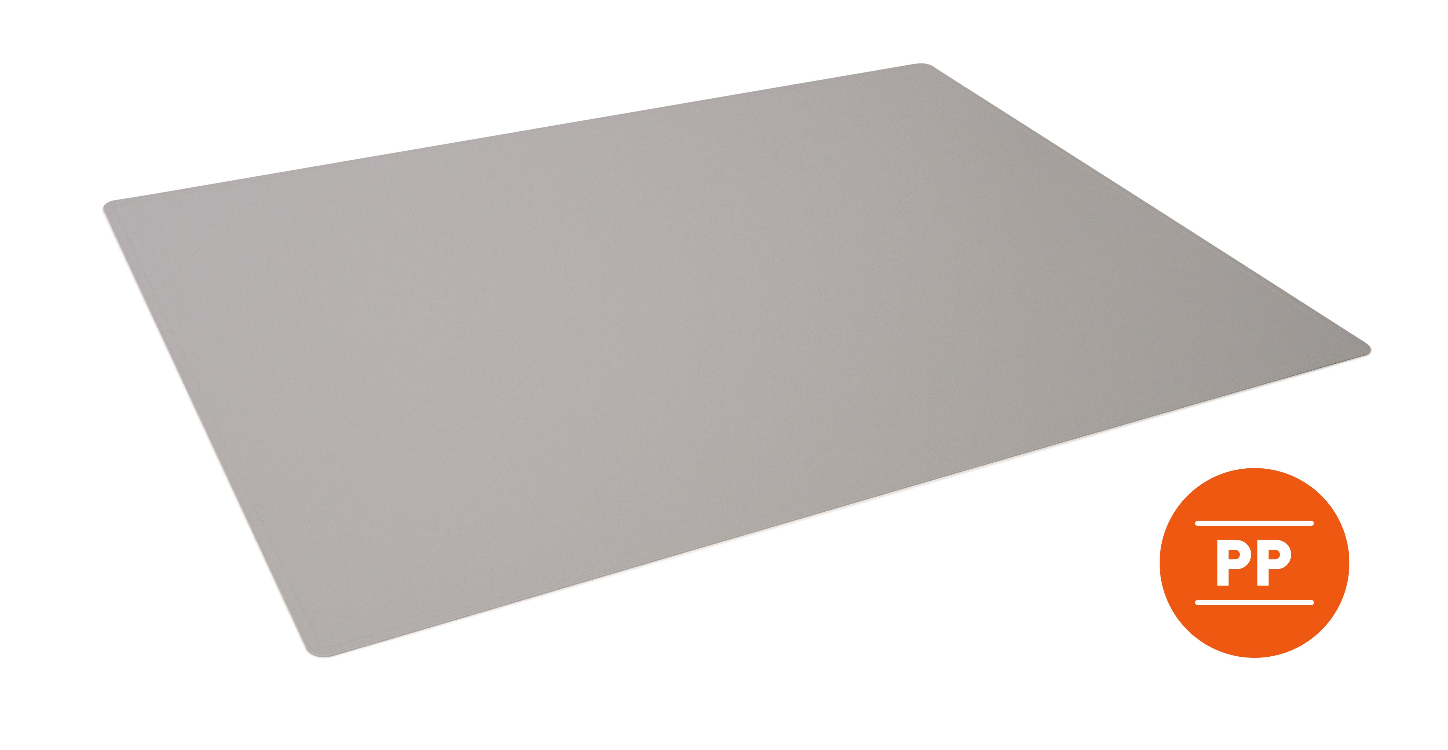 Durable Smooth Non-Slip Desk Mat Laptop PC Keyboard Mouse Pad | 26" x 19" Inches | Gray | Pack of 5