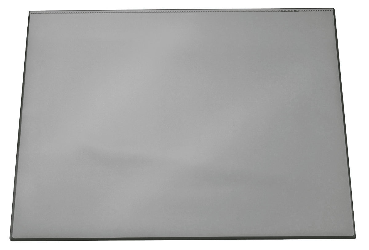 Durable Clear Overlay Non-Slip Desk Mat Notes Protector Pad | 25.5" x 20.5" Inches | Gray | Pack of 5