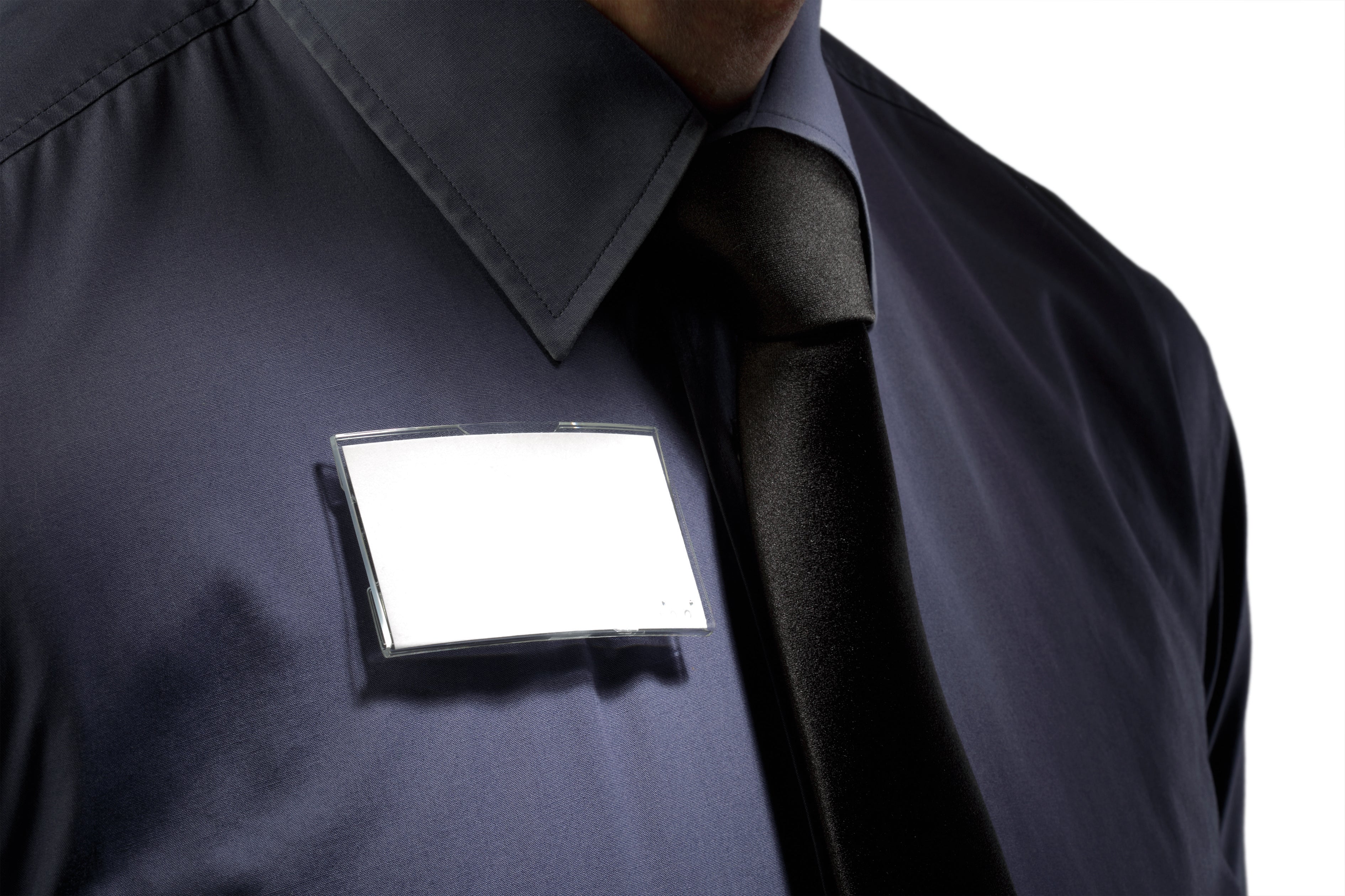 Durable CONVEX Magnetic Name Tag Badge Holders & Inserts | 25 Pack | 1.5" x 3" Inches