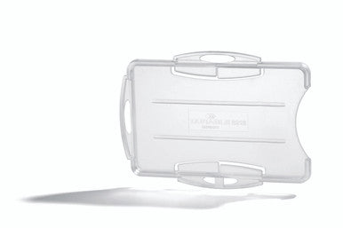 Durable Dual Open-Style ID Card Holder with Lanyard | 10 Box