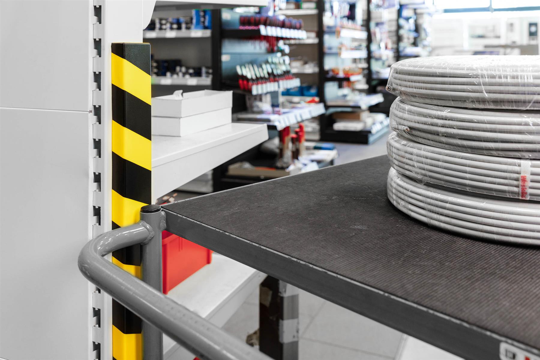 Durable Adhesive Warning Surface Impact Protection Profiles S20 | 1 Meter | Pack of 5