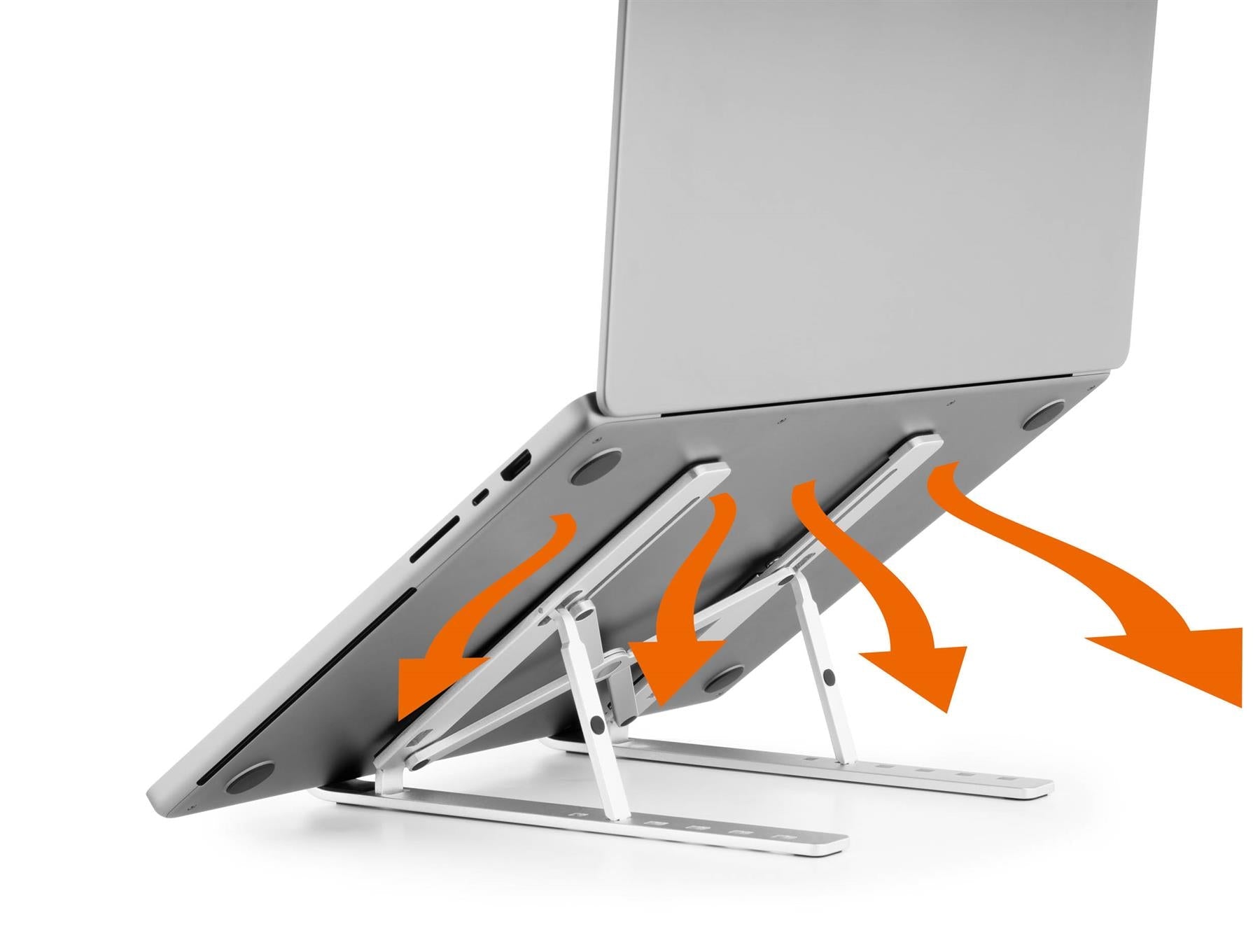 Durable Premium Aluminum Foldable Laptop Stand Rise | Contemporary and Portable