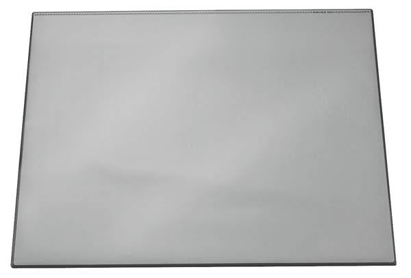 Durable Clear Overlay Non-Slip Desk Mat Notes Protector Pad | 25.5" x 20.5" Inches | Gray | Pack of 5