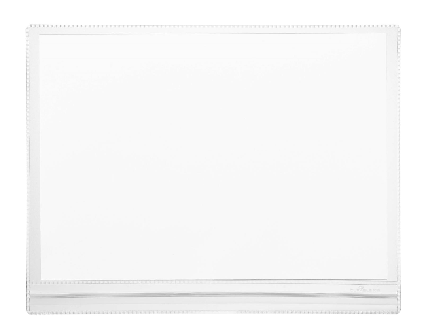 Durable Water Resistant UV Anti-Reflective Adhesive Pockets | 5 Pack | Letter Size Clear