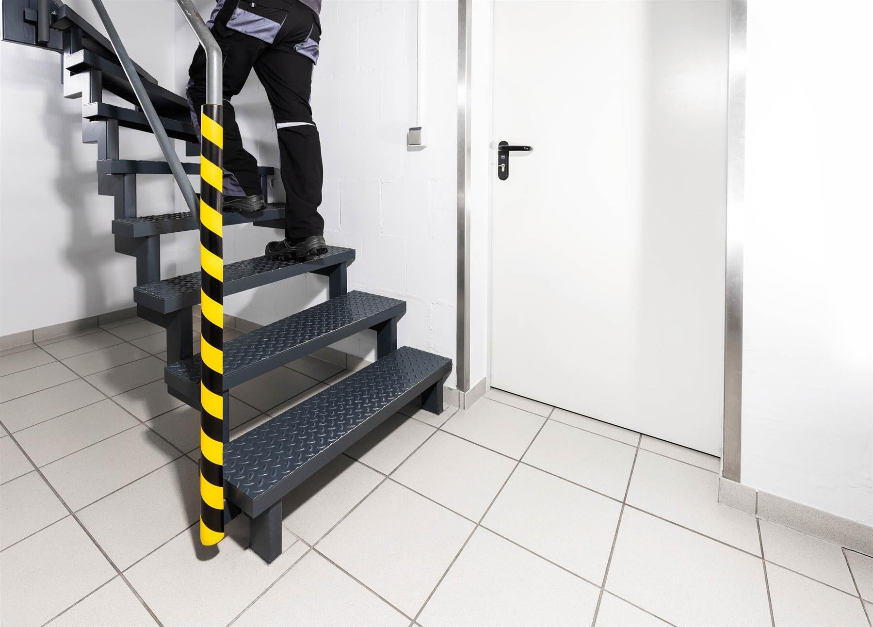 Durable Adhesive Warning Pipe Impact Protection Profiles P30 | 1 Meter | Pack of 5