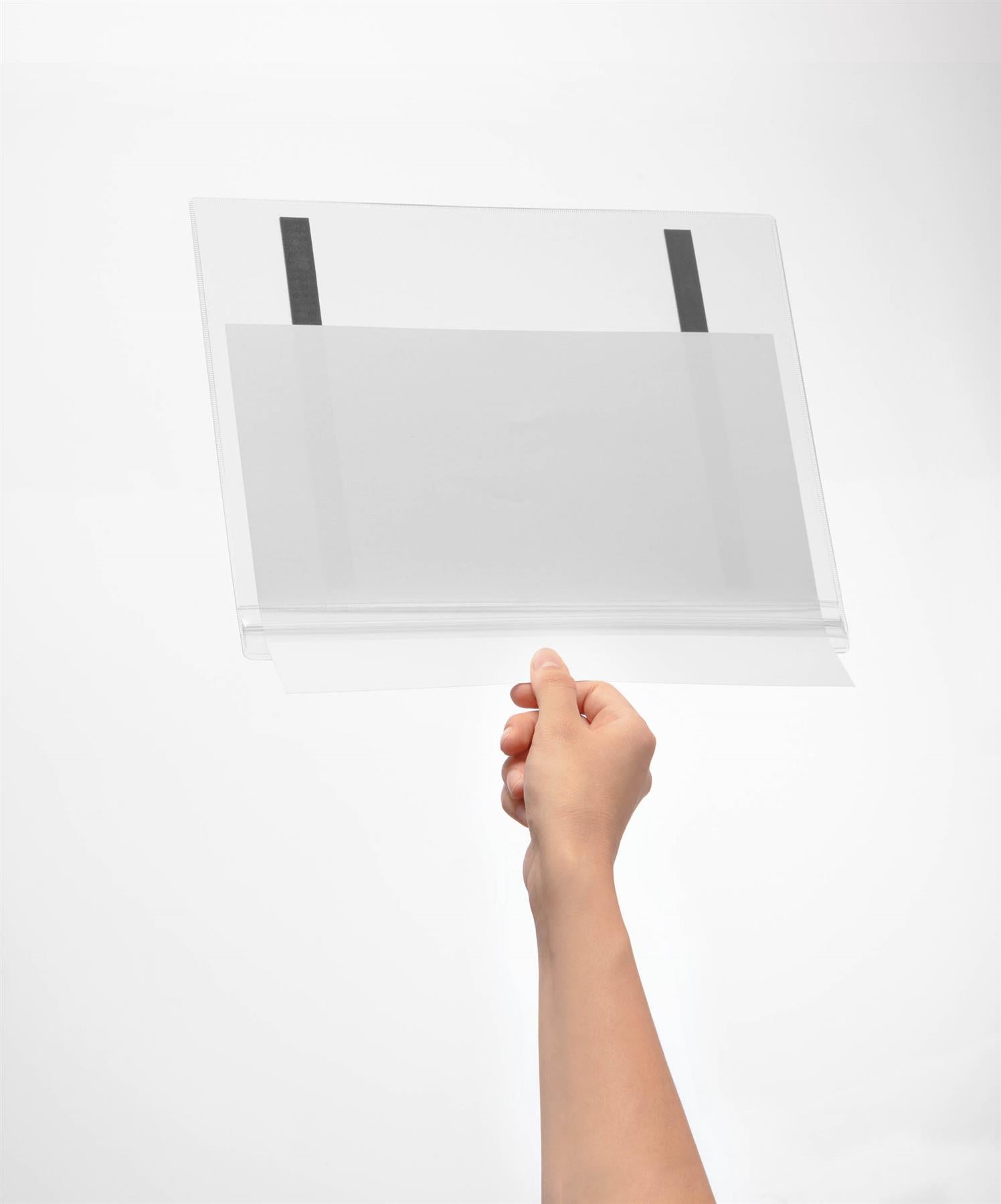 Durable Water Resistant UV Anti-Reflective Magnetic Pockets | 5 Pack | Letter Size Clear