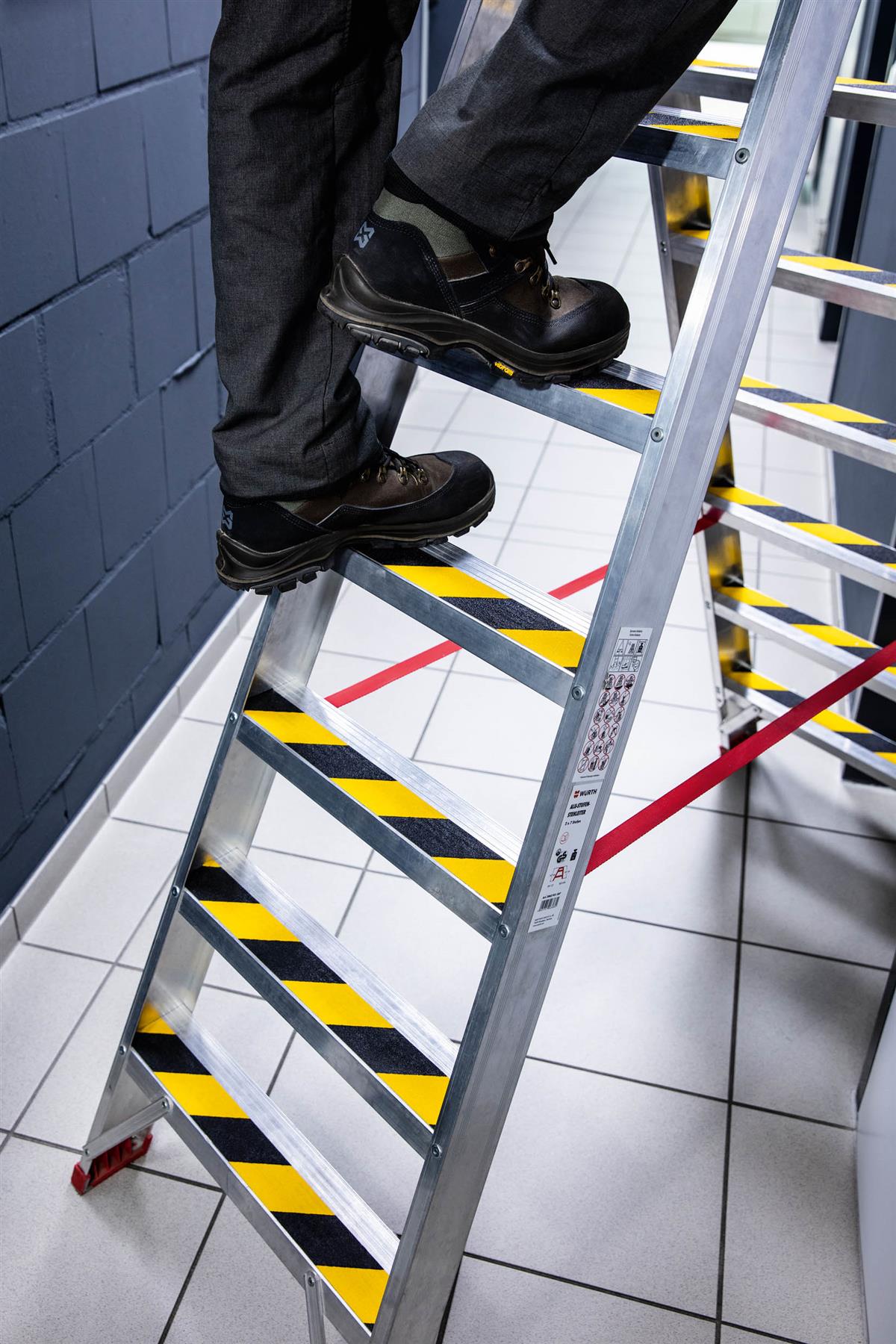 Durable DURALINE GRIP& Strong Anti Slip Hazard Warning Floor Tape | 50mm x 15m
