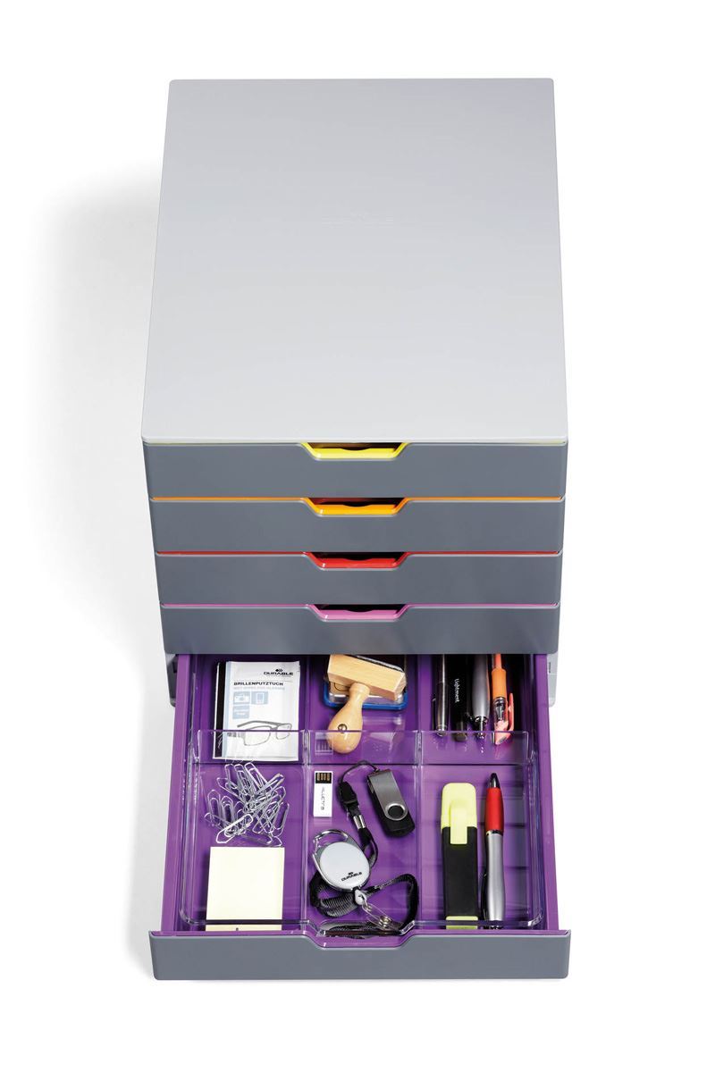 Durable Acrylic Food-Safe Plastic Draw Organizer Storage Divider | Crystal Clear