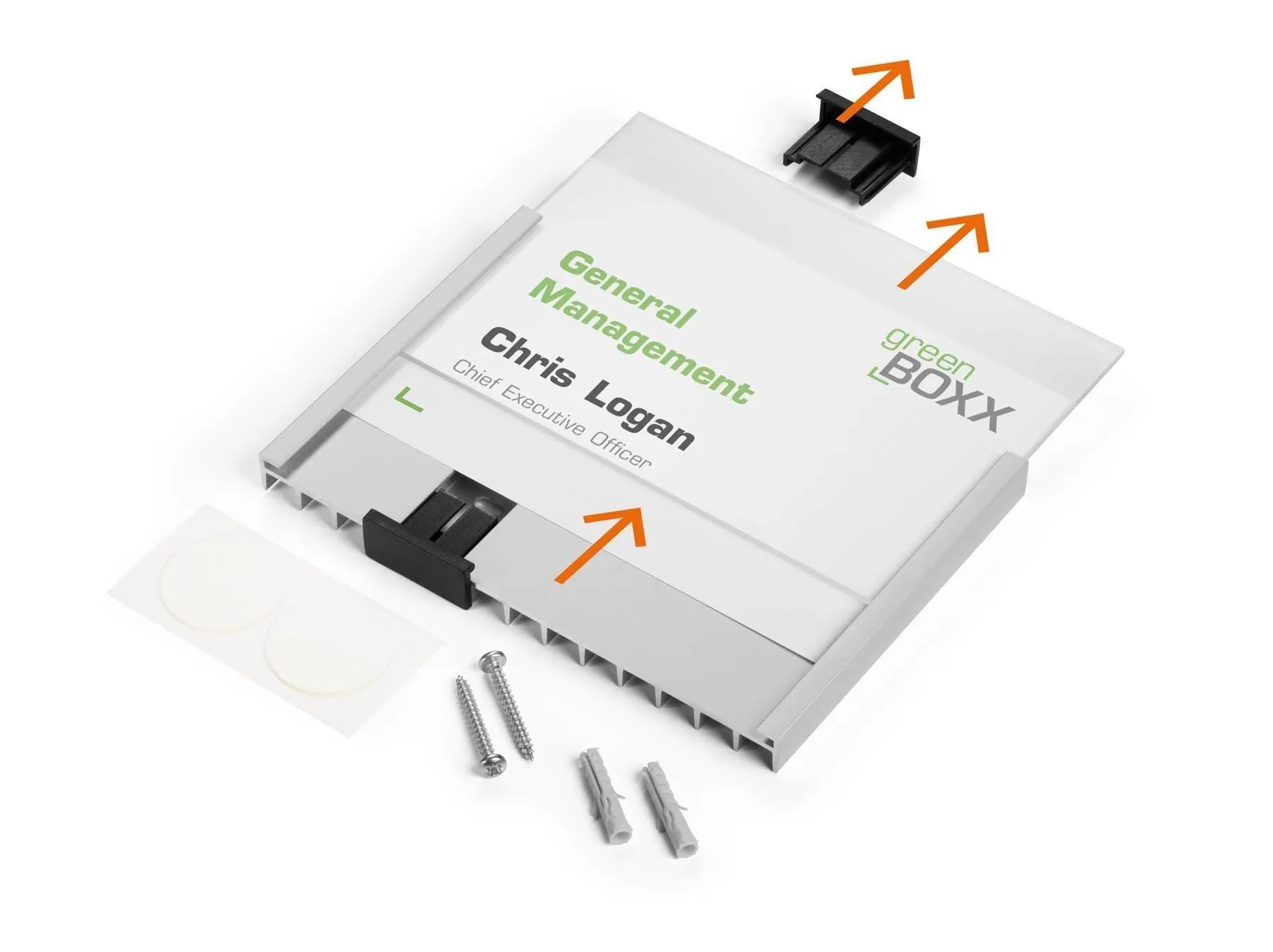 Showing Durable UK's Durable Anodized Aluminum Door Sign Holder Wall Mounted Frame | A6, available as SKU 480123 with EAN 4005546400037.