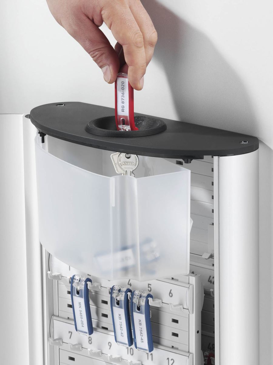 Durable Key Safe Plus Lock Box Drop Slot | Holds 54 Keys | Includes 6 Key Clips